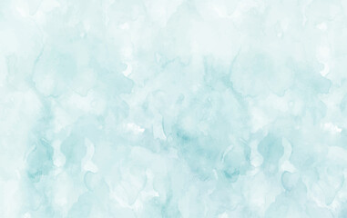 Watercolor sky and clouds, abstract watercolor background, vector illustration