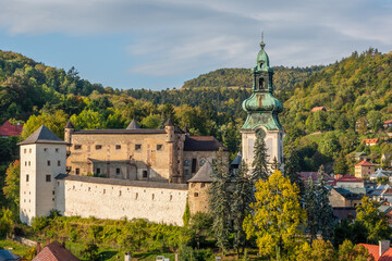 Fototapeta na wymiar The Old Castle in Banska Stiavnica, Slovakia.