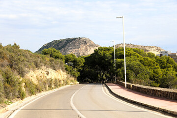 The Castillo Santa Barbara is a very touristy place in the city of Alicante in Spain