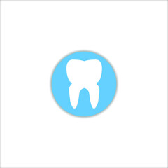 tooth icon, vector, symbol illustration