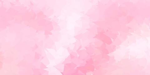 Light red vector polygonal background.