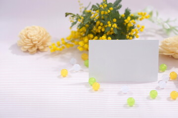 春のメッセージカード