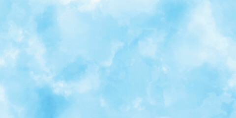 Hand painted watercolor sky and clouds, abstract watercolor background, vector illustration. Abstract watercolor texture as background