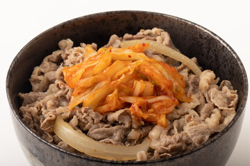 キムチ牛丼