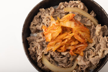 Fototapeta premium キムチ牛丼