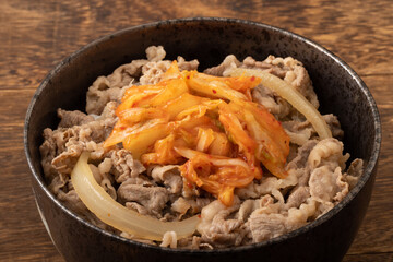 キムチ牛丼