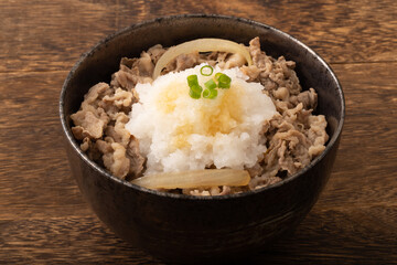 おろし牛丼
