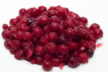 assorted frozen fruits from the freezer
