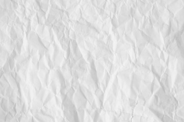 Blank white creased crumpled paper texture background old grunge ripped torn vintage collage posters placards empty space text