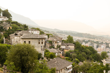Obraz premium View of Old Town Gjirokaster, Albania