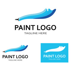 Paint Logo Template vector icon