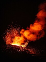 Eruption volcanique du Piton de la Fournaise