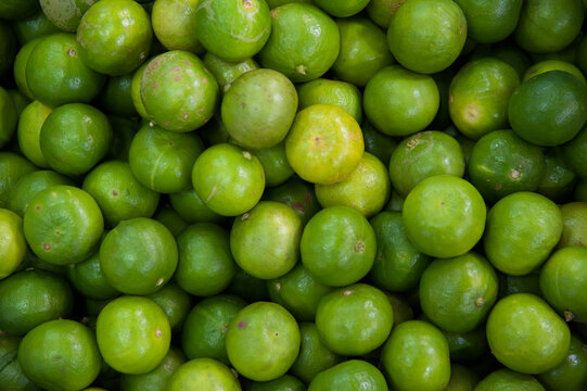 Fresh Green Limes Background