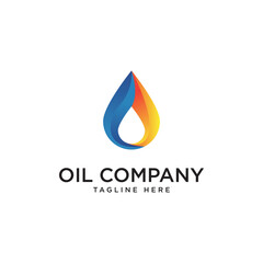 Chemical and oil industry. Logo design.