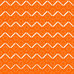 naadloos oranje patroon, vectorachtergrond