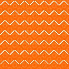 Gordijnen naadloos oranje patroon, vectorachtergrond © Tanan