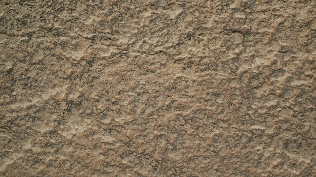 Natural stone granite wall with rough structure solar lighting
