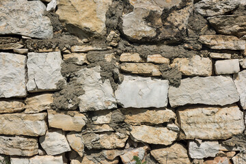 natural stone in outdoor cladding wall