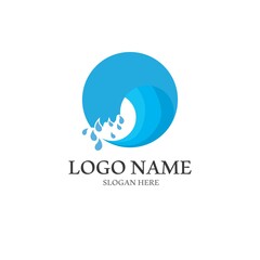 Wave beach vector illustration design