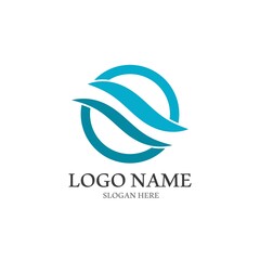 Wave beach vector illustration design