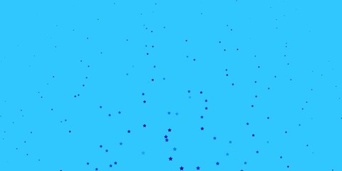 Dark BLUE vector layout with bright stars.