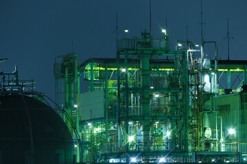 Factory Night View