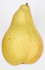 Pear on a white background. Sort Forelle. - 480392389