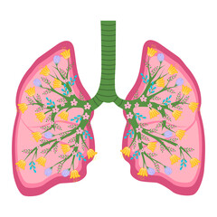 Blooming lungs.
