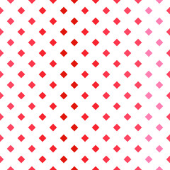 gradient red and white diagonal square seamless pattern