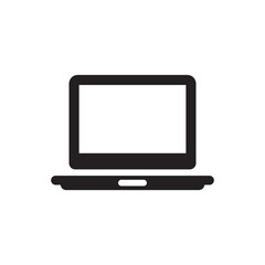 Laptop icon (vector illustration)