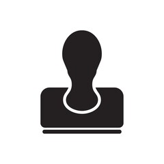 Business stamp icon (vector illustration)