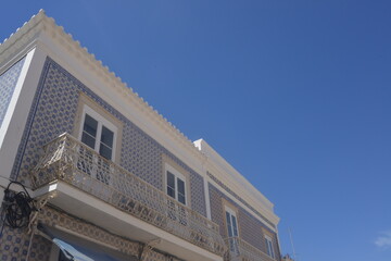 Typical houses in the Algarve, Portugal
