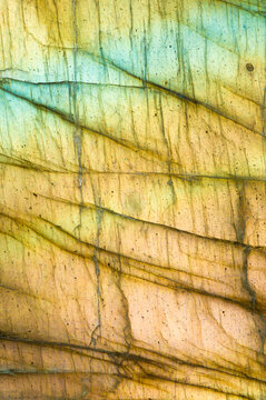 Close up labradorite mineral