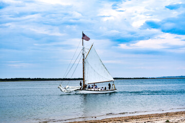 sailboat on the sea