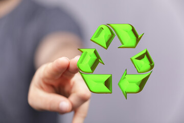 Recycled eco zero waste lifestyle. Ecological design Recycle