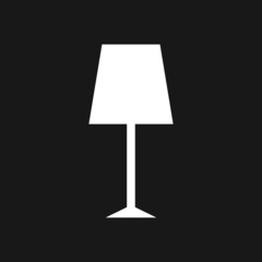 Simple standing lamp design / simpel stående lampe design, Vector