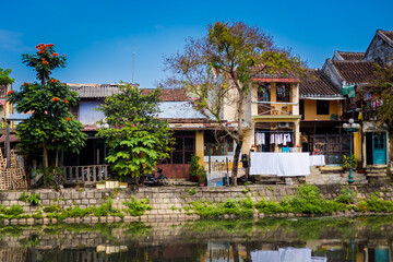 Fototapeta na wymiar Colorful Vietnam Hoi An cityscape