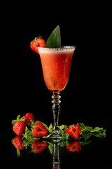 Strawberry cocktail