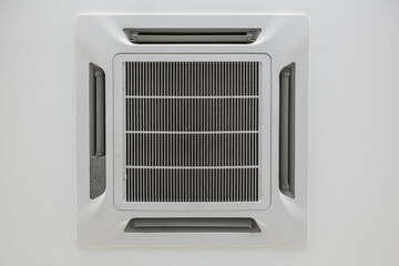 Fototapeta premium air conditioning cold and heat on the ceiling on the wall in the apartment, hotel, restaurant