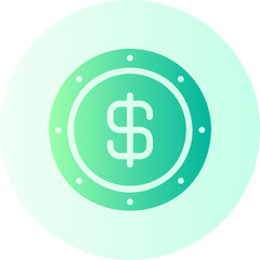 coin gradient icon