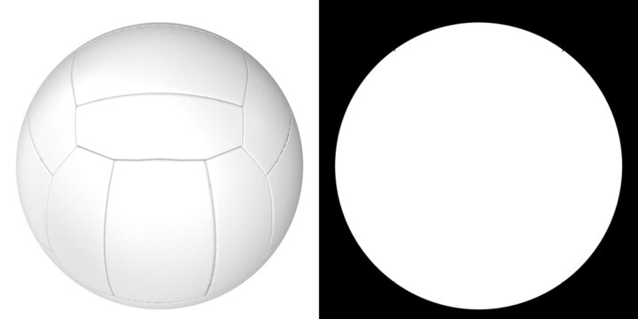 3D rendering illustration of a gaelic football