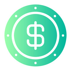 coin gradient icon