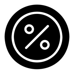 percentage glyph icon