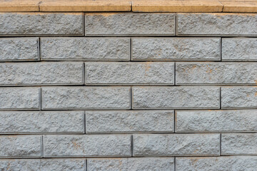 White brick wall.White textured brickwork