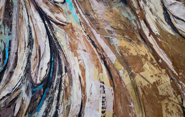 Multicolored abstract wall surface. Textured background