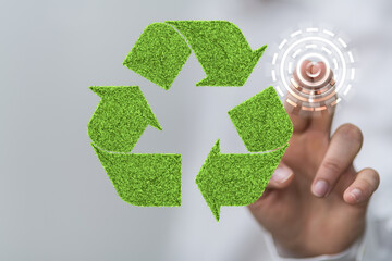 Recycled eco zero waste lifestyle. Ecological design Recycle