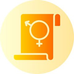 human rights gradient icon