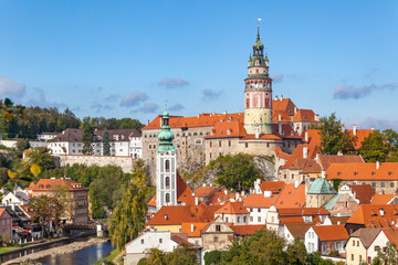 Fototapeta premium Cesky Krumlov town in Czechia