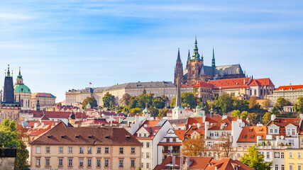Naklejka na ściany i meble Prague skyline