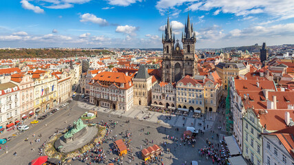 Naklejka na ściany i meble Old Town Square in Prague